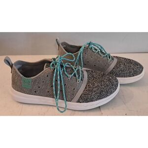 Under Armour Women’s Charged Running Shoes Size 10 Bandit 2 Gray & Teal Mesh